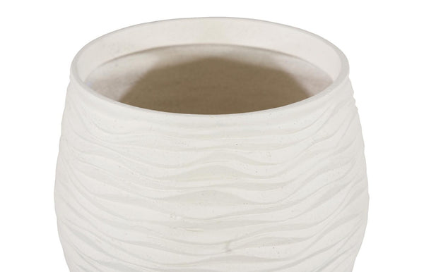 Phillips Collection Wavy Ceramic Sculptural Vase with Undulating Form for Shelf or Console Decor PH120770