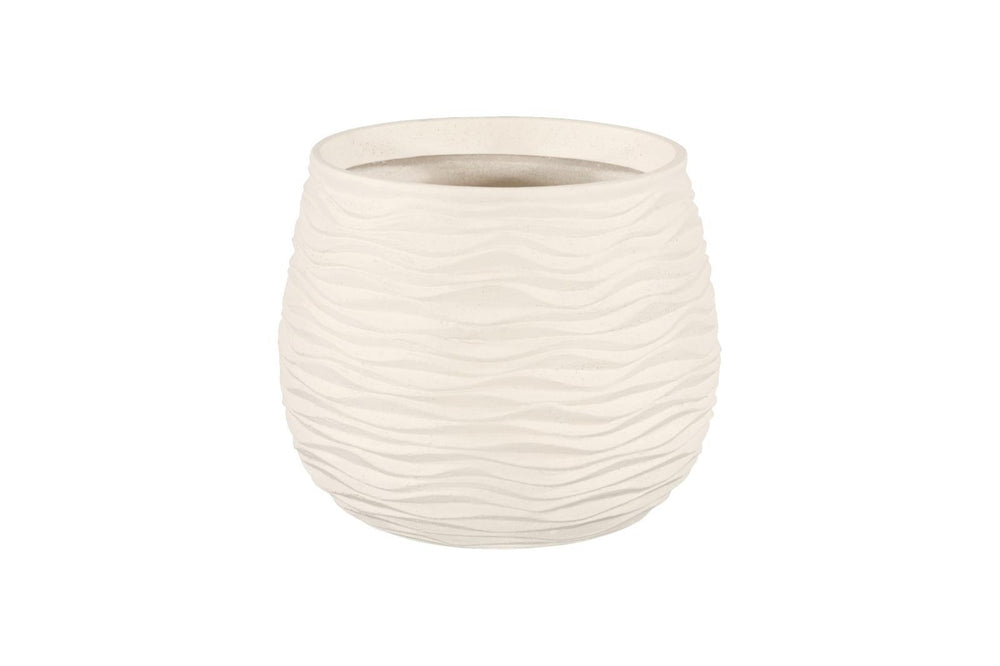 Phillips Collection Wavy Ceramic Sculptural Vase with Undulating Form for Shelf or Console Decor PH120770