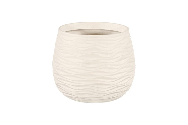 Phillips Collection Wavy Ceramic Sculptural Vase with Undulating Form for Shelf or Console Decor PH120770