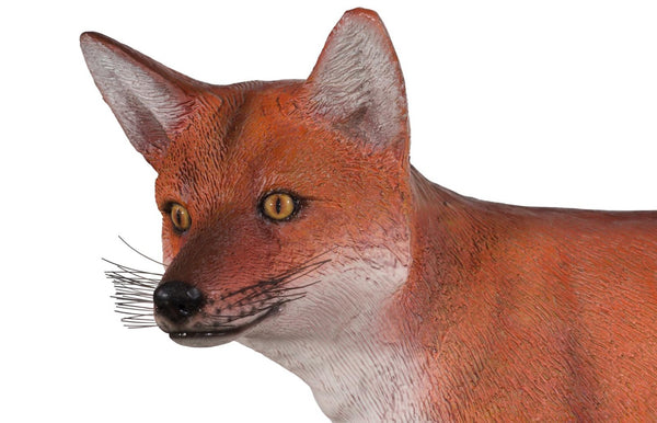 Phillips Collection Red Fox Resin Sculpture with Gel Coat Finish Minimalist Decor for Console or Shelf PH120916