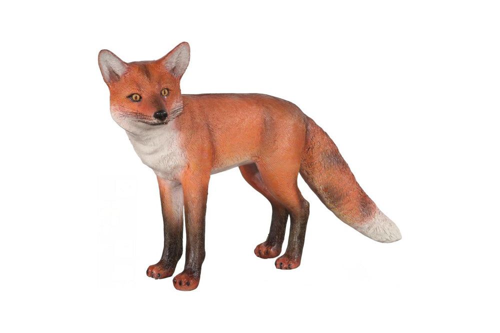 Phillips Collection Red Fox Resin Sculpture with Gel Coat Finish Minimalist Decor for Console or Shelf PH120916