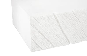 Phillips Collection Shear Rectangular Coffee Table Cast Resin Crushed Stone Textured Low Profile Living Room PH121182