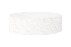 Phillips Collection Shear Oval Stone Composite Coffee Table Sculpted Relief Grooves for Modern Living Rooms PH121183