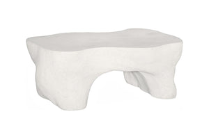 Phillips Collection Strata Sculptural Coffee Table Organic Modern Sediment Stone Finish Living Room Accent PH121295