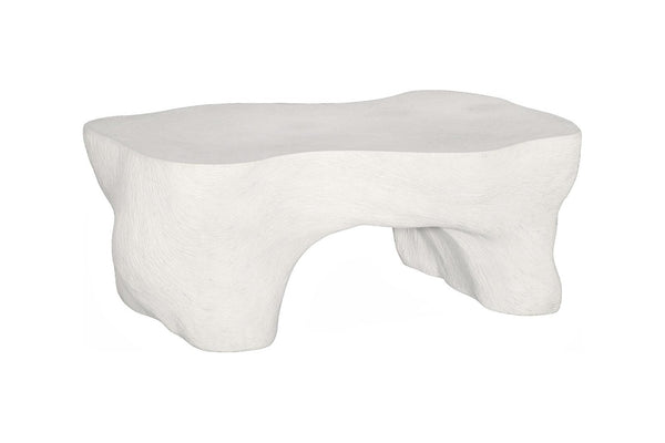 Phillips Collection Strata Sculptural Coffee Table Organic Modern Sediment Stone Finish Living Room Accent PH121295