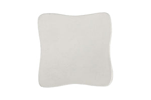 Phillips Collection Strata Sculptural Resin Side Table with Stone Finish and Carved Opening Accent PH121296