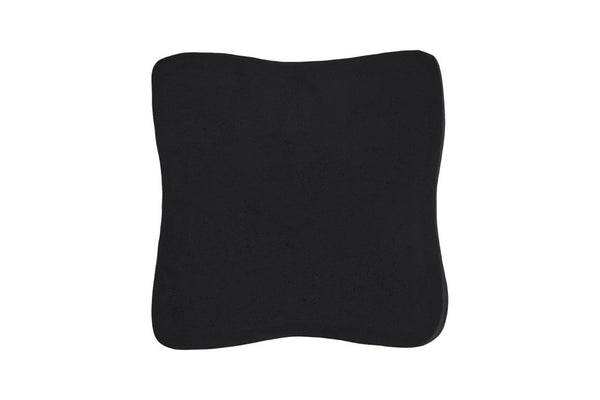 Phillips Collection Strata Sculptural Side Table Matte Charcoal Stone Finish Organic Architectural Form PH121982