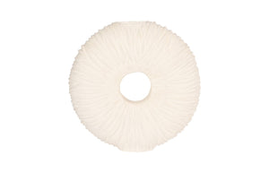 Phillips Collection Waves Circle Vase - Modern Organic Design in Off-White, Perfect for Dried Flowers or as Art Piece LG PH53119
