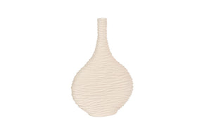 Phillips Collection Waves Resin Composite Sculptural Vase with Textured Organic Form for Modern Home Decor PH53121