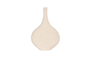 Phillips Collection Waves Resin Composite Sculptural Vase with Textured Organic Form for Modern Home Decor PH53121