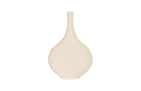 Phillips Collection Waves Resin Composite Sculptural Vase with Textured Organic Form for Modern Home Decor PH53121