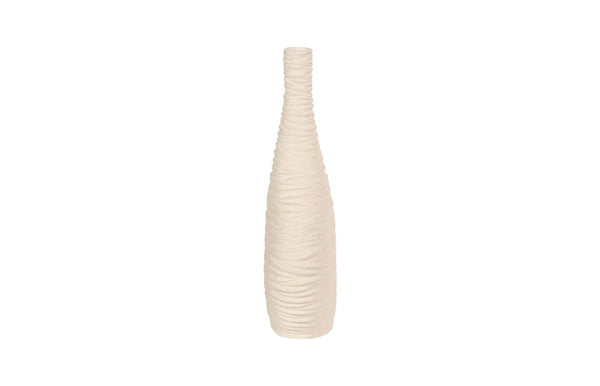 Phillips Collection Waves Resin Composite Sculptural Vase with Textured Organic Form for Modern Home Decor PH53121
