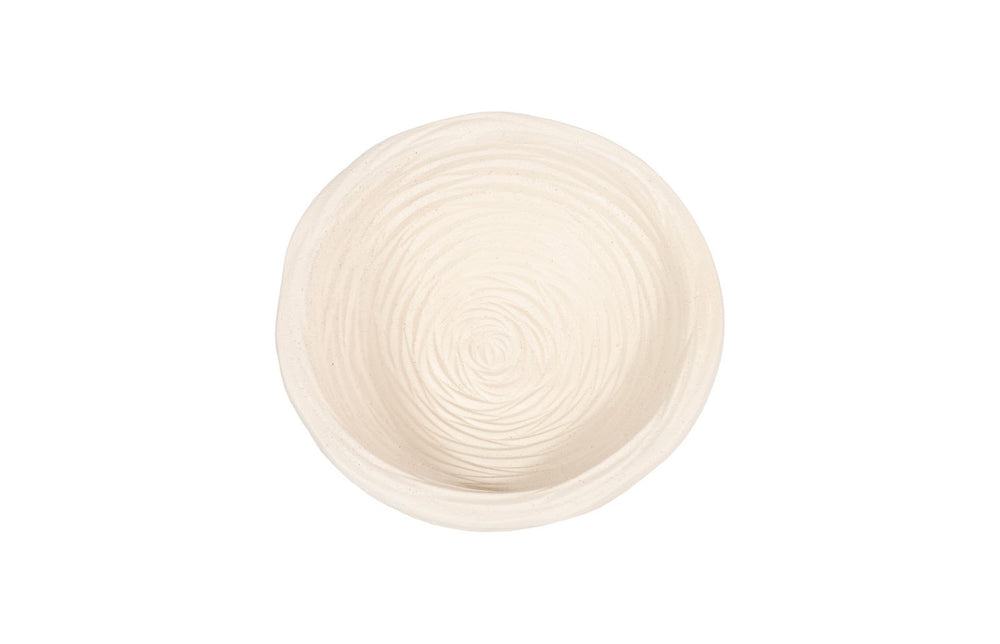 Phillips Collection Waves Bowl - Modern Organic Design Inspired By Nature's Patterns For Stylish Home Décor And Functionality Off White Resin Ph53123