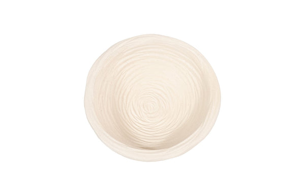 Phillips Collection Waves Bowl - Modern Organic Design Inspired By Nature's Patterns For Stylish Home Décor And Functionality Off White Resin Ph53123