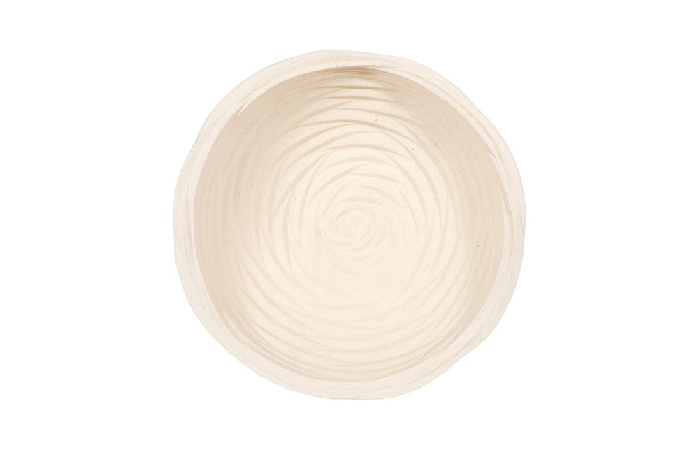 Phillips Collection Waves Bowl - Sculptural Home Accent with Organic Texture for Modern and Coastal Decor Styles Medium PH53124