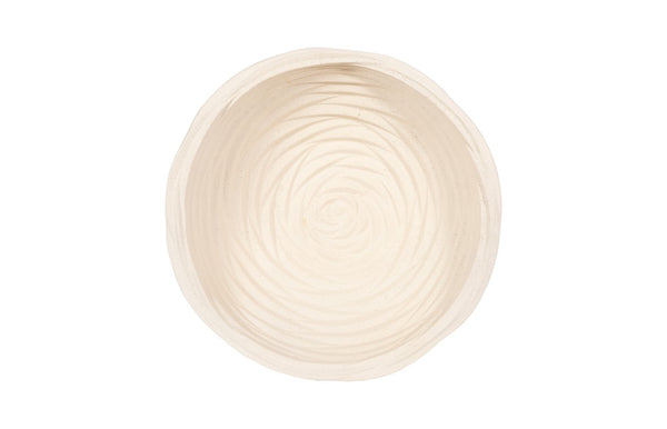 Phillips Collection Waves Bowl - Modern Organic Design Inspired By Nature's Patterns For Stylish Home Décor And Functionality Off White Resin Ph53124