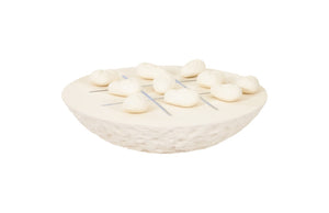 Phillips Collection Tic-Tac-Toe Stone – Oversized Off-White Resin Game for Stylish Indoor & Outdoor Fun and Décor PH54727