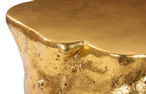 Phillips Collection Log Coffee Table - Glamorous Natural Charm with Sculptural Design for Modern Eclectic Interiors Gold Leaf PH56282