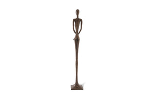 Phillips Collection Lottie Sculpture - Mid-Century Modern Elegance with Handcrafted Texture for Stylish Home Decor Bronze Finish, Resin PH56284