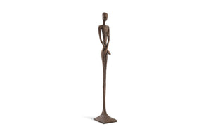Phillips Collection Lottie Sculpture - Mid-Century Modern Elegance with Handcrafted Texture for Stylish Home Decor Bronze Finish, Resin PH56284