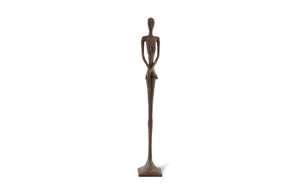 Phillips Collection Lottie Sculpture - Mid-Century Modern Elegance with Handcrafted Texture for Stylish Home Decor Bronze Finish, Resin PH56284