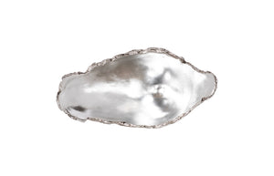 Phillips Collection Burled Decorative Vase – Modern Organic Charm in Durable Composite for Stylish Home Accents Silver Leaf PH56704