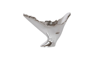 Phillips Collection Burled Decorative Vase – Modern Organic Charm in Durable Composite for Stylish Home Accents Silver Leaf PH56704