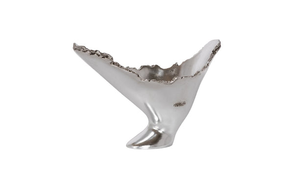 Phillips Collection Burled Decorative Vase – Modern Organic Charm in Durable Composite for Stylish Home Accents Silver Leaf PH56704