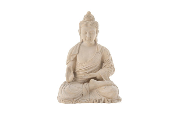Phillips Collection Enchanting Buddha Sculpture: Serene Eastern Statuary for Contemporary Spaces and Meditation Corners Roman Stone PH56710