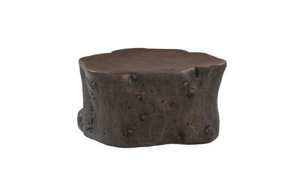 Phillips Collection Log Coffee Table - Glamorous Natural Charm with Sculptural Design for Modern Eclectic Interiors Bronze PH56726