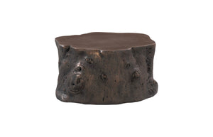 Phillips Collection Log Coffee Table - Glamorous Natural Charm with Sculptural Design for Modern Eclectic Interiors Bronze PH56726