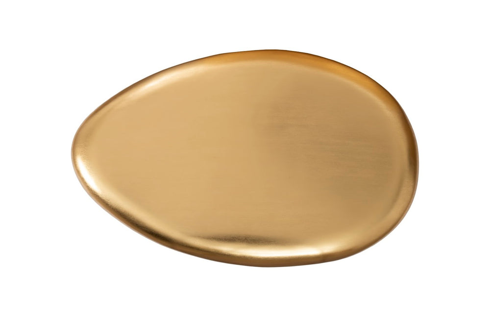 Phillips Collection River Stone Coffee Table in Gold Leaf Finish - Large, Organic Design, Modern Elegance for Living Spaces PH57485