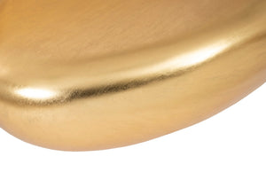 Phillips Collection River Stone Coffee Table in Gold Leaf Finish - Large, Organic Design, Modern Elegance for Living Spaces PH57485