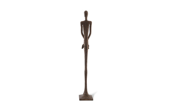 Phillips Collection Lloyd Sculpture - Striking Mid-Century Modern Accent with Textured Finish for Stylish Home Decor Resin, Bronze Finish PH57487