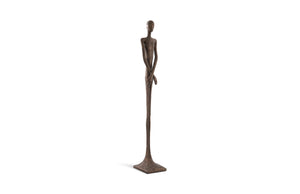 Phillips Collection Lloyd Sculpture - Striking Mid-Century Modern Accent with Textured Finish for Stylish Home Decor Resin, Bronze Finish PH57487