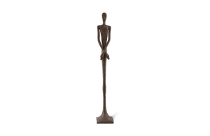 Phillips Collection Lloyd Sculpture - Striking Mid-Century Modern Accent with Textured Finish for Stylish Home Decor Resin, Bronze Finish PH57487