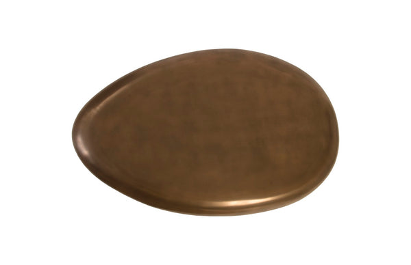 Phillips Collection River Stone Coffee Table - Large Bronze Design, Organic Shape, Durable & Stylish for Modern Spaces PH58491