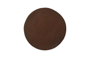 Phillips Collection Cast Oil Drum Wall Discs - Industrial Glamour for Modern Spaces, Striking Decor for Any Room Resin, Rust Finish, Set of 4 PH58501