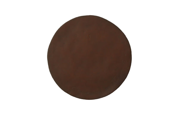 Phillips Collection Cast Oil Drum Wall Discs - Industrial Glamour for Modern Spaces, Striking Decor for Any Room Resin, Rust Finish, Set of 4 PH58501