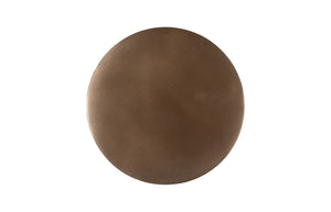 Phillips Collection Carved Stool - Sculptural Accent Piece for Modern Spaces, Lightweight Design for Versatile Use Polished Bronze PH60010