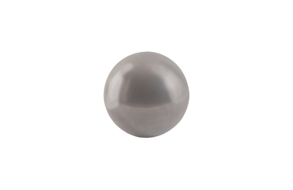 Phillips Collection Floor Ball - Sculptural Silver Accent Piece for Modern Interiors - Lightweight and Reflective Design Small, Polished Aluminum Finish PH60159