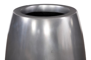 Phillips Collection Elonga Large Contemporary Planter - Durable Resin Construction for Modern Organic Spaces and Foliage Polished Aluminum, SM PH60383