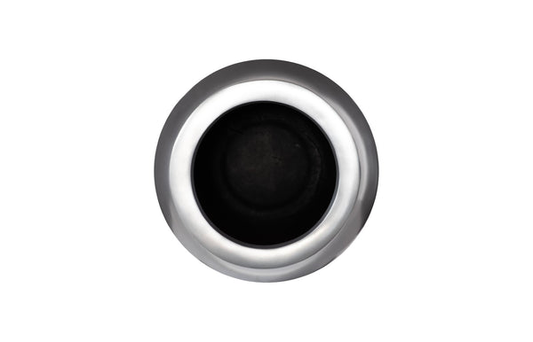 Phillips Collection Elonga Planter - Contemporary Metallic Finish For Modern Organic Spaces, Durable & Stylish Design Silver Resin Ph60389