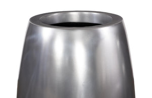 Phillips Collection Elonga Column Planter Polished Aluminum Finish Resin Indoor Outdoor Modern Decor MD PH60389