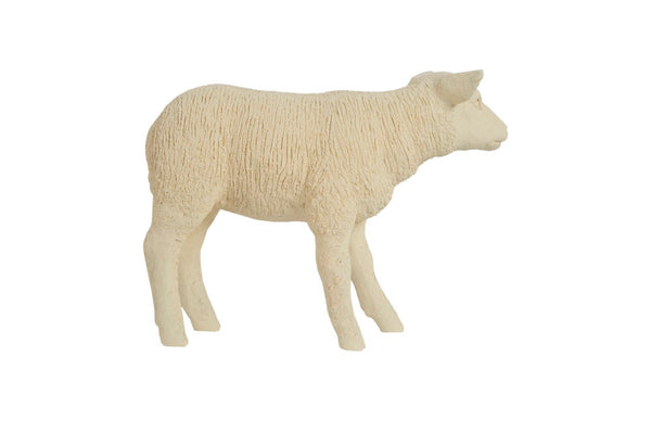 Phillips Collection Texelaar Lamb Sculpture in Cream - Playful Decorative Accent for Nursery and Living Spaces 22" L PH60415