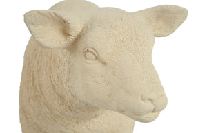 Phillips Collection Texelaar Lamb Sculpture in Cream - Playful Decorative Accent for Nursery and Living Spaces 22" L PH60415