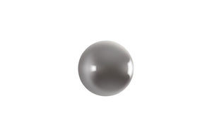 Phillips Collection Ball on the Wall Sculpture - Modern Decorative Accent for Eclectic Interiors and Accent Walls Small, Polished Aluminum Finish PH60520