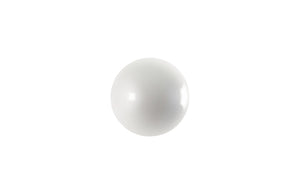 Phillips Collection Ball on the Wall Sculpture - Modern Decorative Accent for Eclectic Interiors and Accent Walls Small, Pearl White PH60524