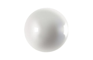 Phillips Collection Ball on the Wall Sculpture - Modern Decorative Accent for Eclectic Interiors and Accent Walls Large, Pearl White PH60526