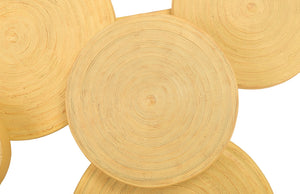 Phillips Collection Clouds Wall Art - Serene Sculptural Decor with Textured Depth for Modern Interior Spaces Resin, Faux Bois Finish PH60531
